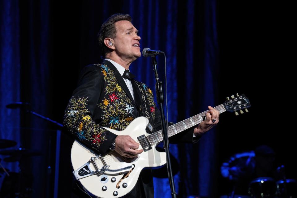 Chris Isaak brings his “It’s Almost Christmas” tour to the Riverside Theater Nov. 27.