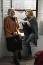 This image released by ABC shows Vanessa Redgrave, left, and Kelly Reilly in a scene from the new medical drama "Black Box," premiering Thursday at 10 p.m. EDT on ABC. (AP Photo/ABC, Giovanni Rufino)