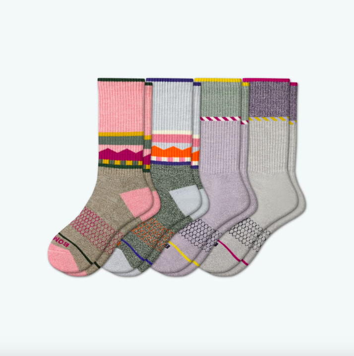 <p><strong>Bombas</strong></p><p>bombas.com</p><p><strong>$77.90</strong></p><p>With their Honeycomb Support System, these legendary merino wool socks cradle the arch of your foot while also providing a cushioned bed for your soles — plus, they're a purchase you can feel good about, since Bombas donates one pair of socks for each pair sold.</p>