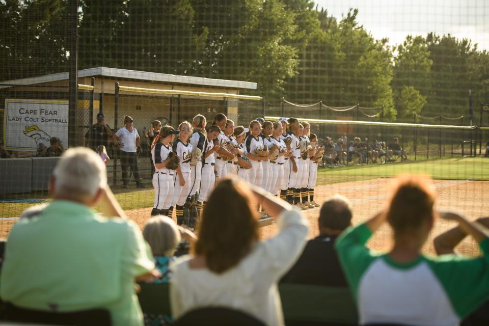 Cape Fear hosts Eastern Alamance in the second game of the NCHSAA 3A East regional championship series on Thursday, May 26, 2022.