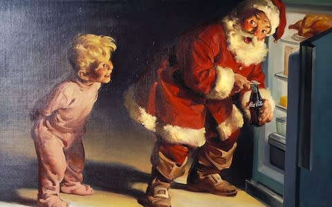 Santa Claus and Coca-Cola - Credit: Pool Bassignac/Reglain/Getty Images