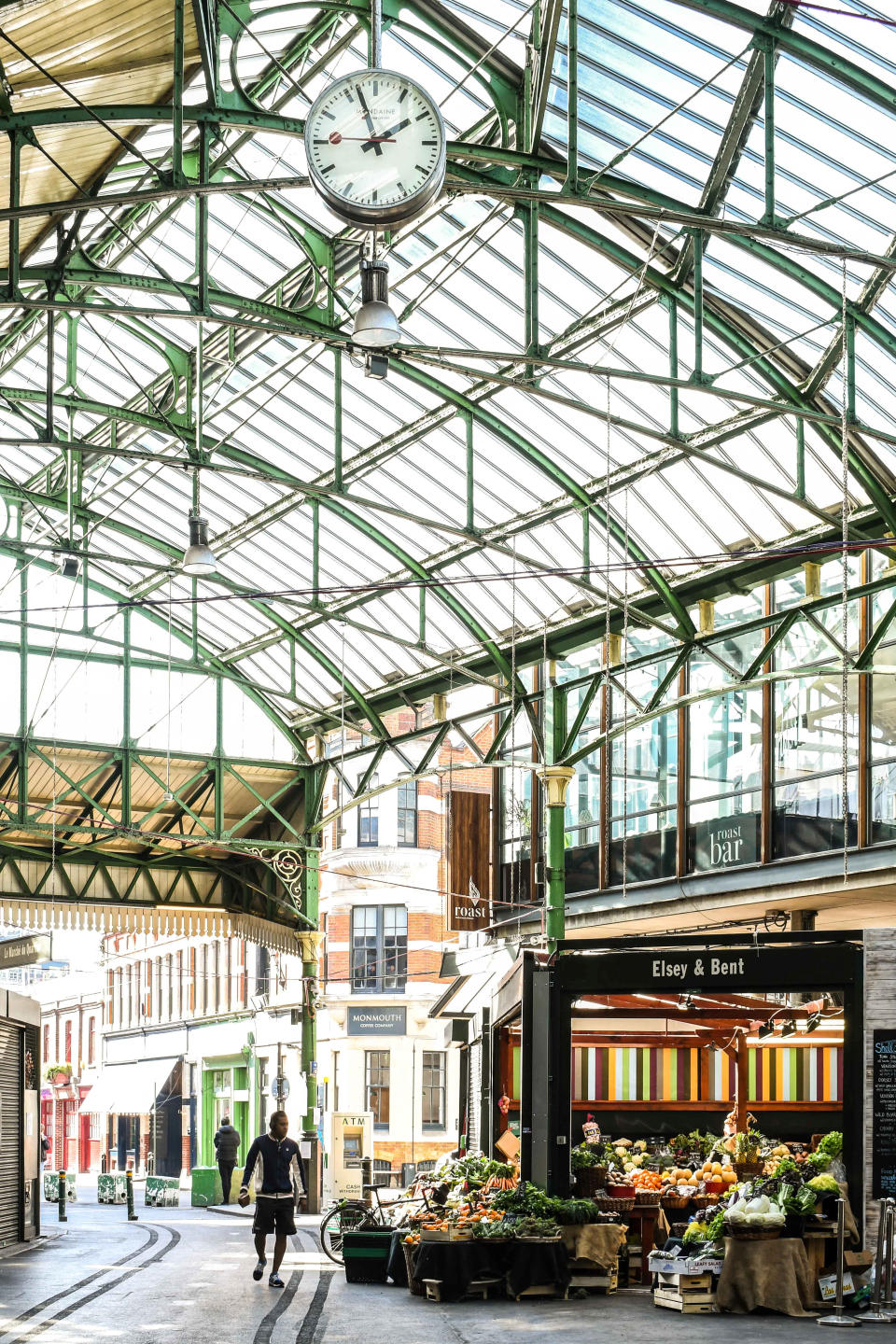 Borough Market, not as busy as it usually is.