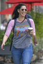 <p>Caffeine made Sarah Silverman feel like Wonder Woman in New York City. (You know, if the hero’s superpower was making people laugh.) (Photo: Splash News) </p>