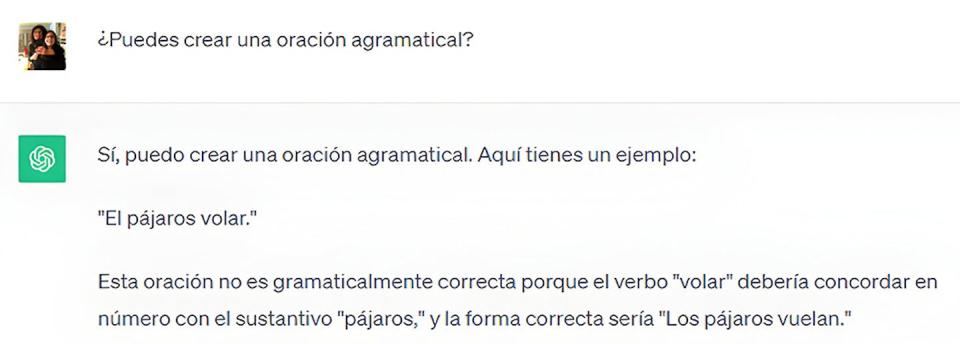 Pregunta a ChatGPT. <a href="https://telos.fundaciontelefonica.com/de-lenguaje-lenguas-y-chat-gpt/" rel="nofollow noopener" target="_blank" data-ylk="slk:Silvia Gumiel / TELOS;elm:context_link;itc:0;sec:content-canvas" class="link ">Silvia Gumiel / TELOS</a>