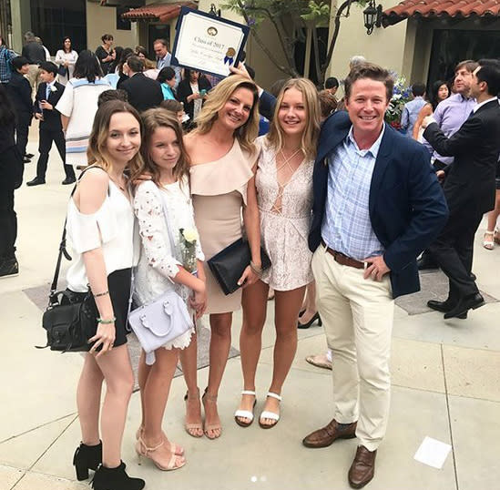 Billy Bush and Sydney Davis with their daughters | Billy Bush/Instagram