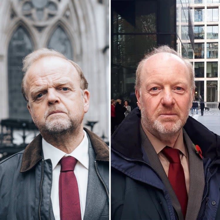 Toby Jones plays Alan Bates