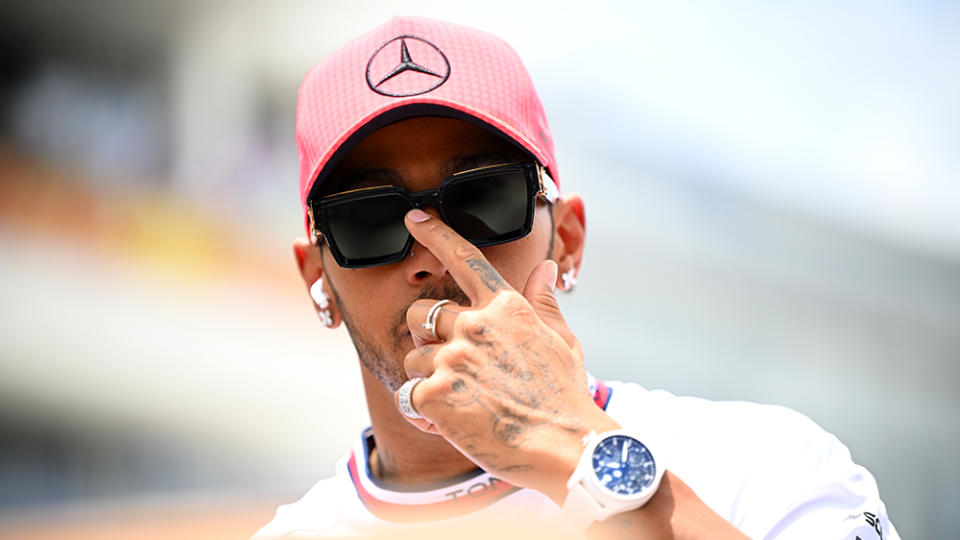 Lewis Hamilton and his unreleased IWC Big Pilot Perpetual Calendar “Top Gun” Lake Tahoe Edition