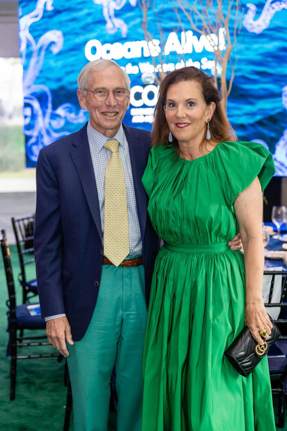 Howard and Wendy Cox at the 2024 Smarty Party, 'Oceans Alive!'