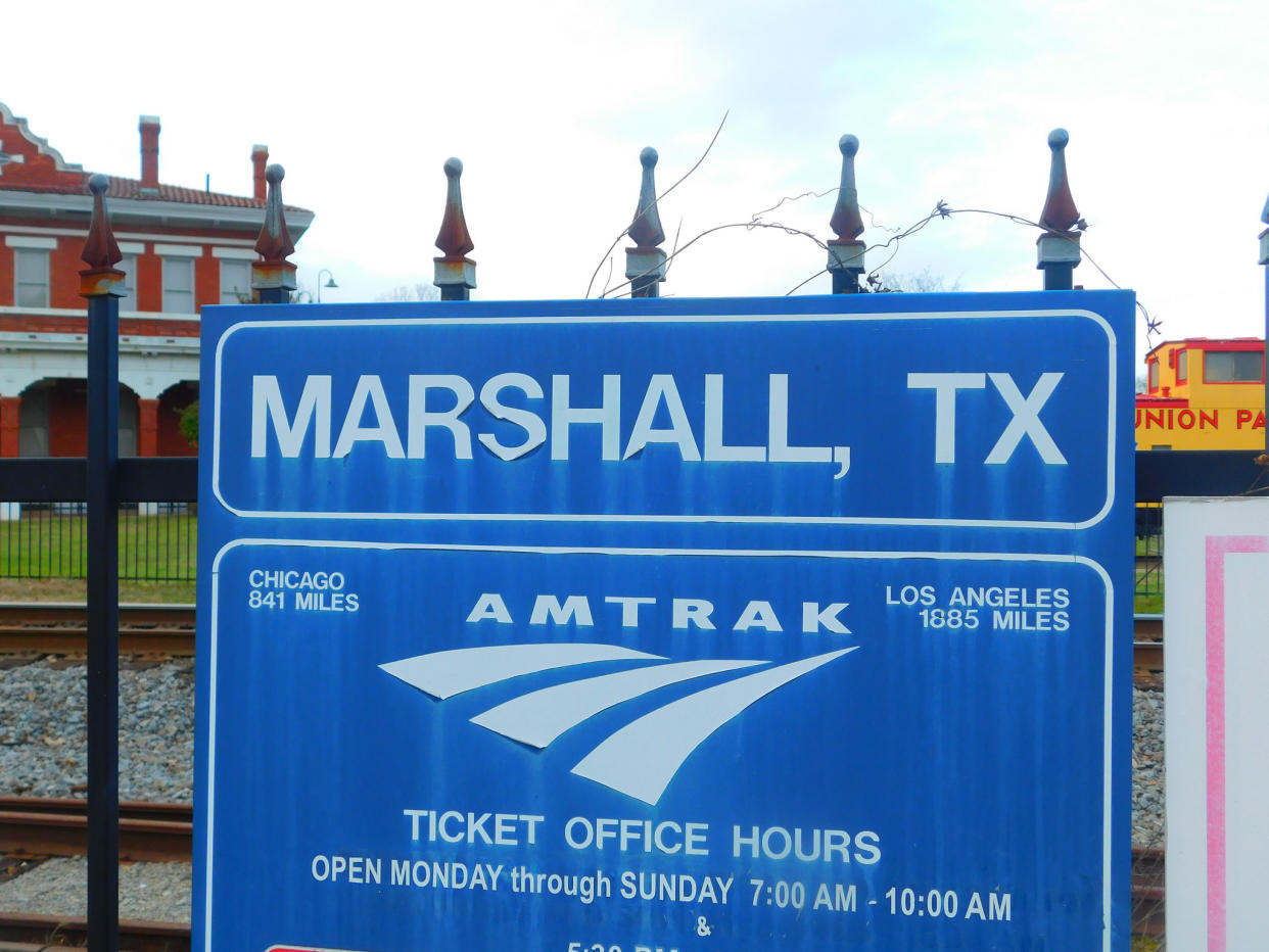 The train station in Marshall, Texas. Credit: Adam Moss/Flickr