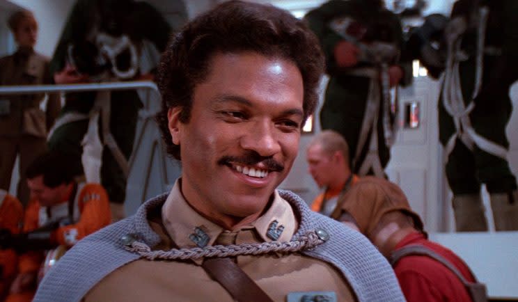 Billy Dee Williams as Lando Calrissian - Credit: Lucasfilm