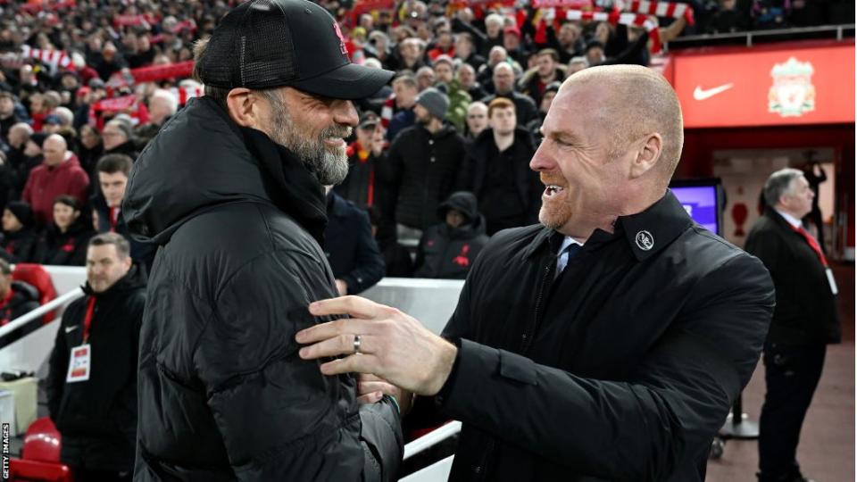 Jurgen Klopp and Sean Dyche