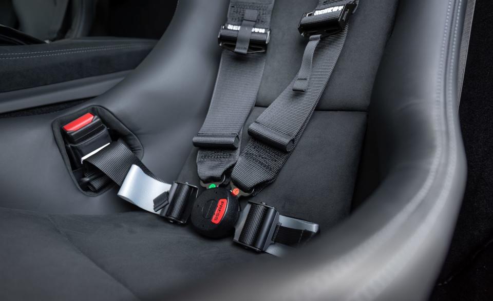 <p>The GT R Pro's optional lightweight one-piece Recaro sport seats are highly supportive and surprisingly comfortable, although they won't be available on U.S. models. </p>
