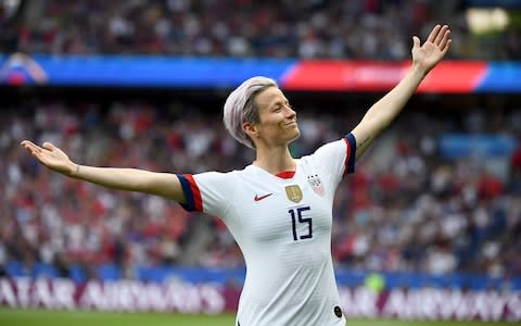 Megan Rapinoe is expected to win the women’s Ballon d’Or - Credit: AFP