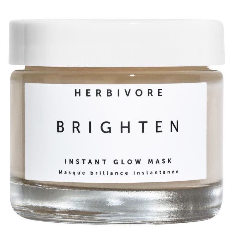 Herbivore Botanicals Brighten Pineapple Enzyme + Gemstone Instant Glow Mask. Image via Nordstrom Canada.