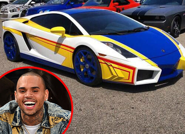 Star Splurge: Chris Brown's Customized Lamborghini