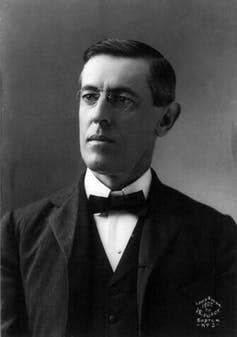 <span class="caption">Woodrow Wilson wrote an important essay on government employee neutrality before he became president.</span> <span class="attribution"><span class="source">Library of Congress</span></span>