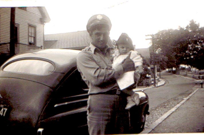 John Stellitano returns home from Europe during World War II.