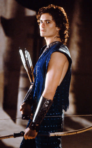 Orlando Bloom as Paris in Warner Brothers' Troy - 2004.