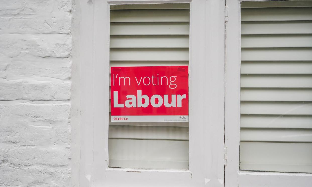 <span>Most polls predict a healthy Labour majority, but there is still some variance in the size of that predicted lead.</span><span>Photograph: Amer Ghazzal/Rex/Shutterstock</span>