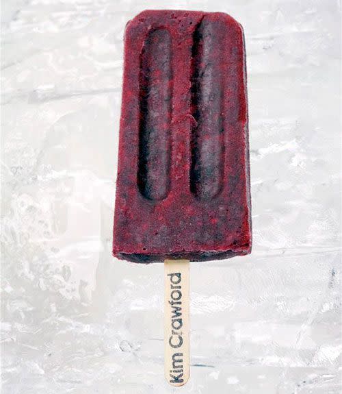 Pinot Noir Infused Blackberry Ice Pops