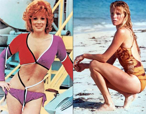 Jill St. John in Diamonds Are Forever (1971) and Kim Basinger in Never Say Never Again (1983)