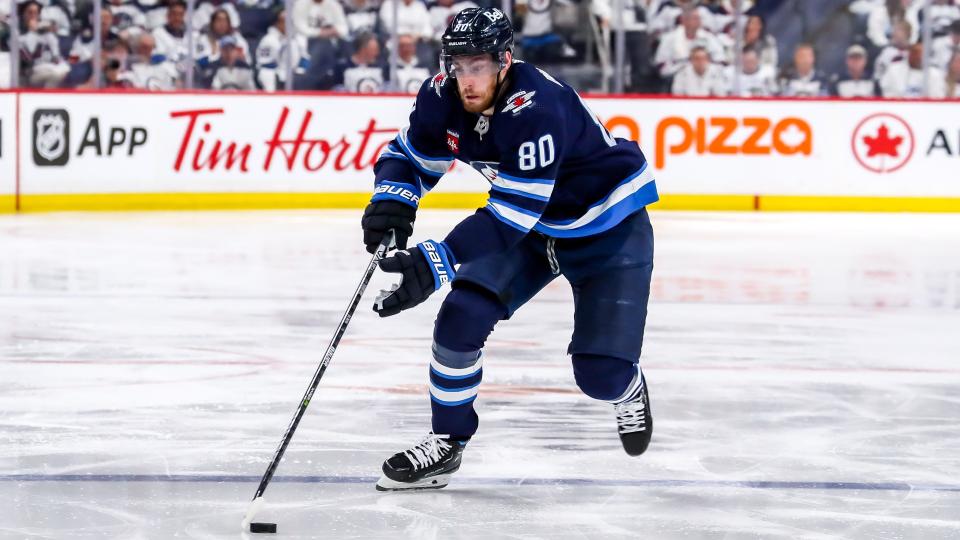 Pierre-Luc Dubois should be in demand on the trade market in the offseason. (Getty Images)