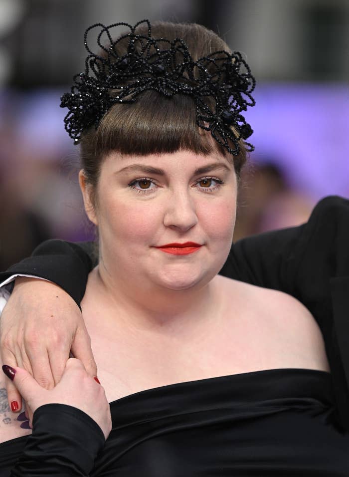 Closeup of Lena Dunham