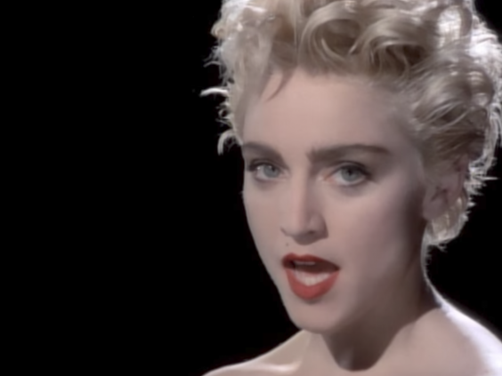 Madonna unveils her famous blonde look in the 1986 video for Papa Don't Preach (YouTube/Warner Bros. Records)