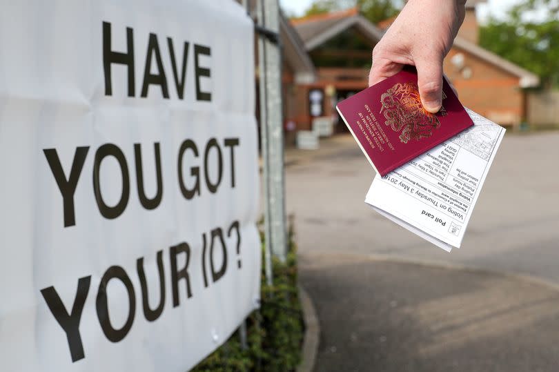 This is the first year people will be required to turn up with photo ID to cast their votes in the UK General Election, on July 4, 2024.