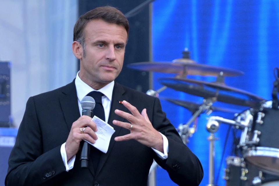 Emmanuel Macron (AFP via Getty Images)
