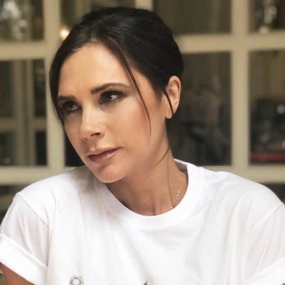 Victoria Beckham ahead of the game in Louis Vuitton