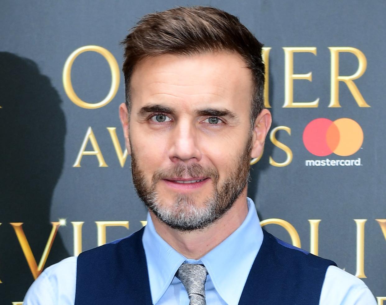 Gary Barlow arriving at the Olivier Awards Nominations Party (Ian West/PA Wire)