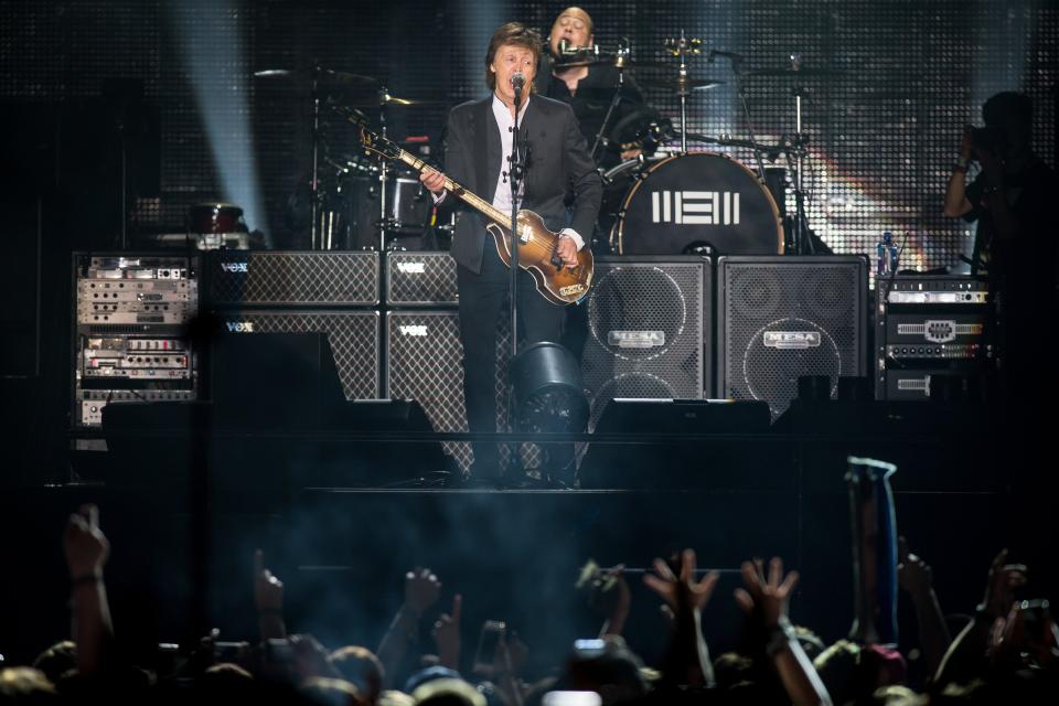 Paul McCartney, shown in 2015, collaborates with Dolly Parton on her new album.