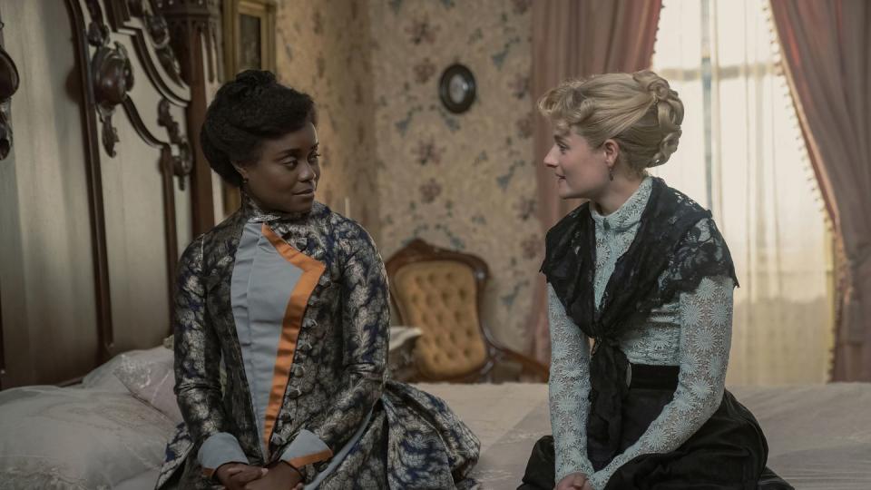 denée benton, louisa jacobson in the gilded age