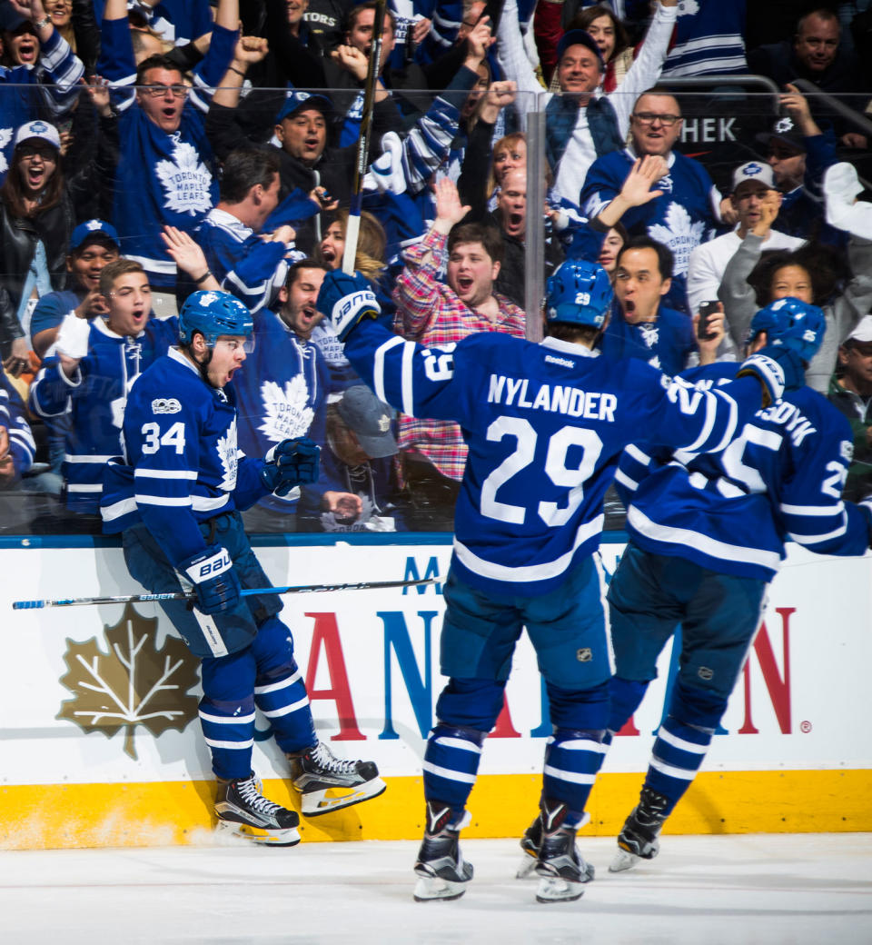 <p>Although the Leafs were eliminated in the first round by the Washington Capitals, Auston Matthews showed why there’s reason to believe that better days are ahead. (Mark Blinch/NHLI via Getty Images) </p>