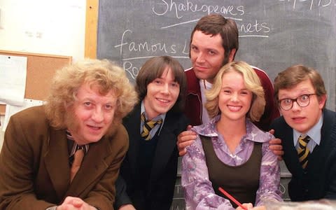 Retro fun: the cast of The Grimleys - Credit: ITV