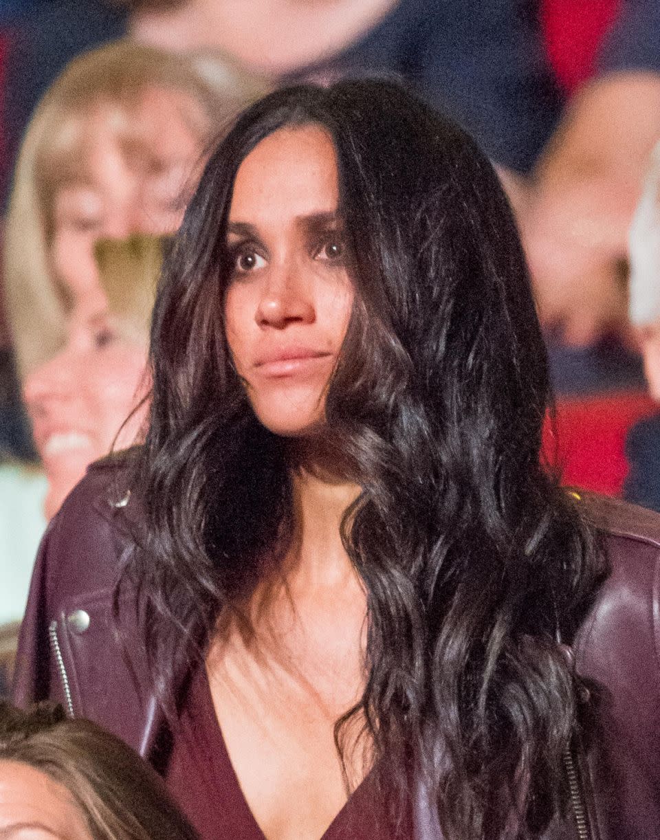 Meghan’s wobble comes just weeks after reports said she was overwhelmed” by the attention her relationship is getting, with friends claiming she “didn’t sign up for this”. Photo: Getty Images