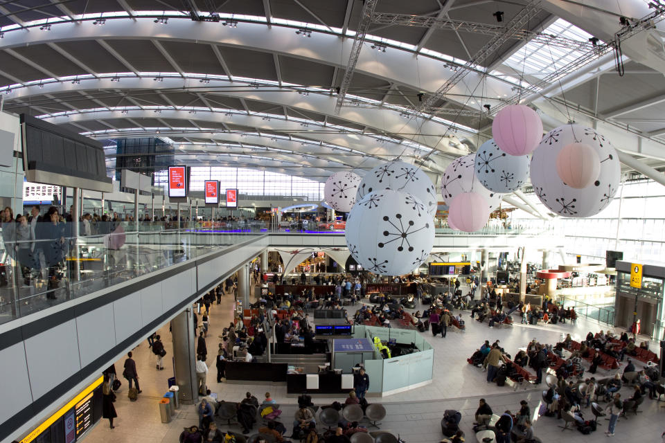 Heathrow Airport in London, England