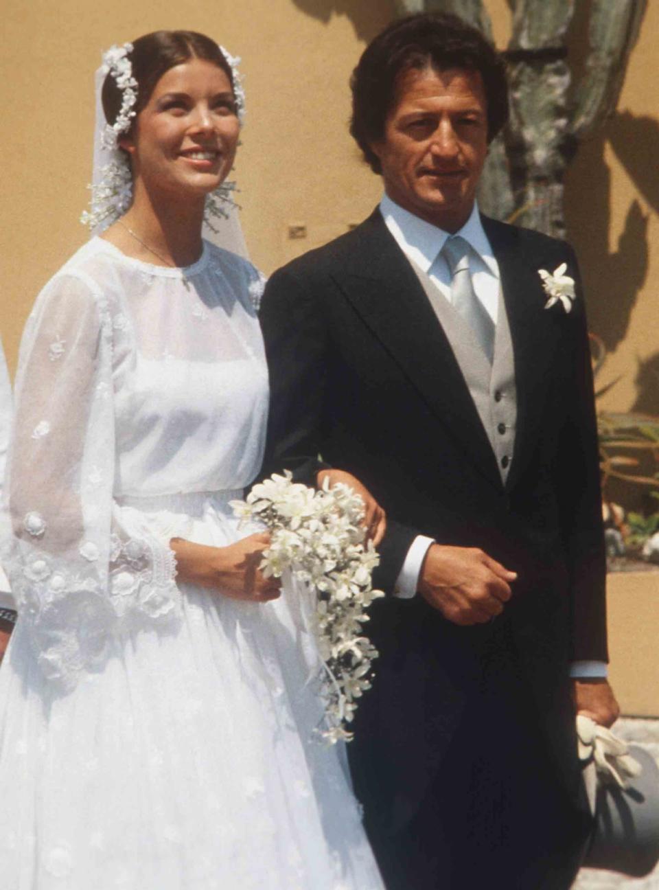 Princess Caroline and Philippe Junot of Monaco