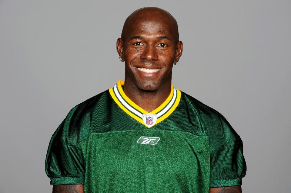 FILE - This 2011 file photo shows Donald Driver of the Green Bay Packers NFL football team. Driver will be among the 12 celebrity contestants on the next season of the ABC dancing competition, premiering March 19. (AP Photo, file)