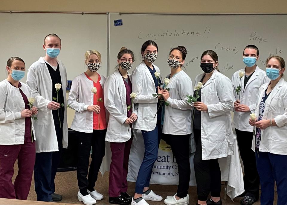 Students from GBCC’s Medical Assisting program completed their eight weeks of classroom instruction in November and have now began four-week externship assignments with Core Physicians, Wentworth Douglas Hospital, Lamprey Healthcare and Appledore Medical Group.