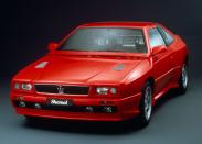 <p>For better or worse, Maserati's blocky Biturbo coupe is anything but forgotten. But a number of models Maserati spun off of the Biturbo’s platform aren't nearly as well-known. Take, for example, the Ghibli and the super-odd Quattroporte IV. Our favorite, yet the least familiar, is the Shamal. In its day, it topped Maserati's range, and it was the final Maserati created under De Tomaso's ownership. The Shamal had a shorter wheelbase than the Biturbo; boxed fender flares; a weird black-colored B-pillar that was actually an integrated roll bar; and an over-wrought body kit that included a spoiler at the base of the windshield. Maserati only produced 369 of these 322-hp, twin-turbo V-8–powered things, though none officially made it to the United States.-<em>Daniel Golson</em></p>