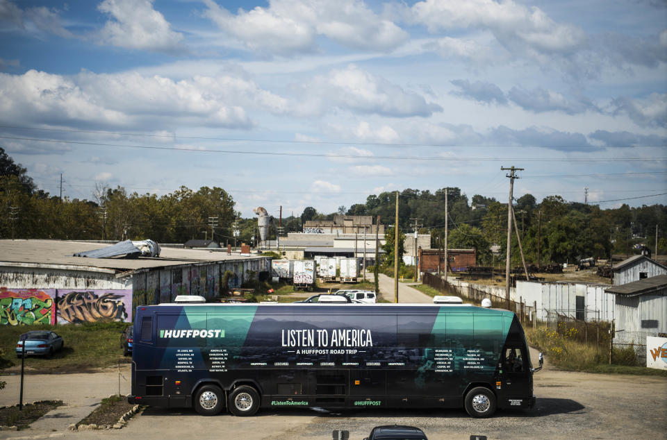 HuffPost visits Asheville, North Carolina, on Sept. 25, 2017, as part of "Listen to America: A HuffPost Road Trip."