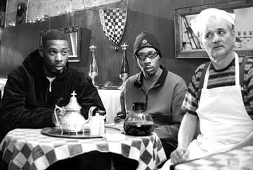 GZA, The RZA and Bill Murray in United Artists' Coffee and Cigarettes - 2004