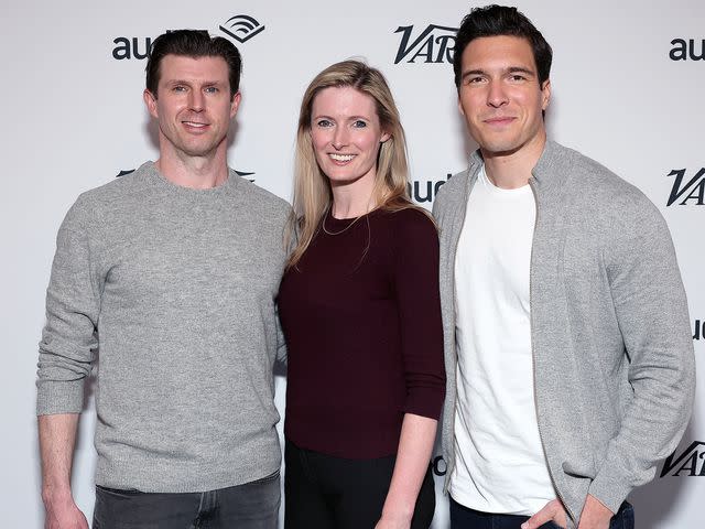 <p>John Salangsang/Variety/Getty</p> Matthew Reeve, Alexandra Reeve Givens and Will Reeve at the Variety Sundance Studio on January 20, 2024.