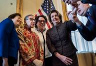 <p>U.S. House of Representatives Minority Leader Nancy Pelosi (right) takes a selfie with Supreme Court Justices Elena Kagan (left), Ginsburg, and Sonia Sotomayor (middle) at the Capitol before a reception to honor the women Supreme Court justices. (Sotomayor's Supreme Court appointment was confirmed in August 2009, and Kagan's a year later.)</p><p>Of her popularity amongst the public, Ginsburg <a href="https://www.nytimes.com/2018/02/08/us/politics/ruth-bader-ginsburg.html?rref=collection%2Ftimestopic%2FGinsburg%2C%20Ruth%20Bader&login=email&auth=login-email" rel="nofollow noopener" target="_blank" data-ylk="slk:once said;elm:context_link;itc:0;sec:content-canvas" class="link ">once said</a>, "I am soon to be 85 and everyone wants to take their picture with me."</p>