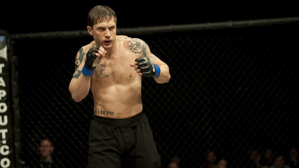 Tom Hardy in the 2011 MMA film Warrior.