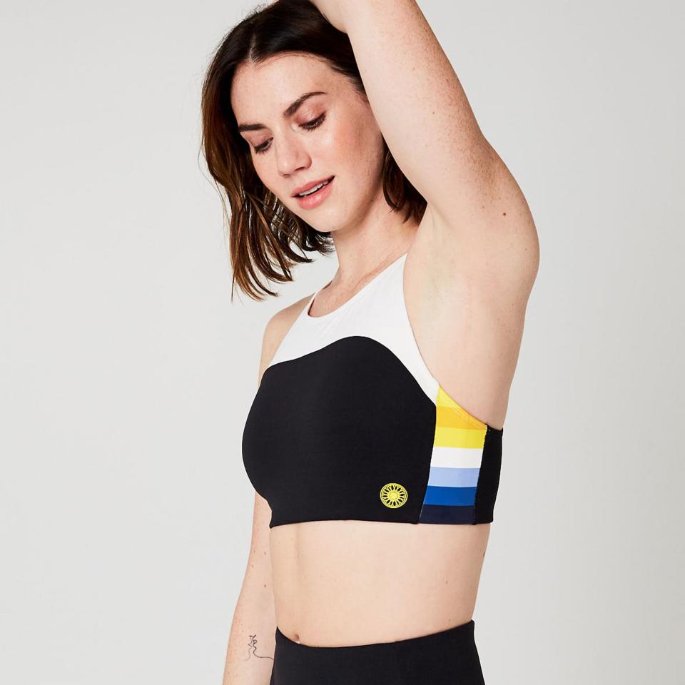 SoulCycle x Tory Sport High Neck Running Bra