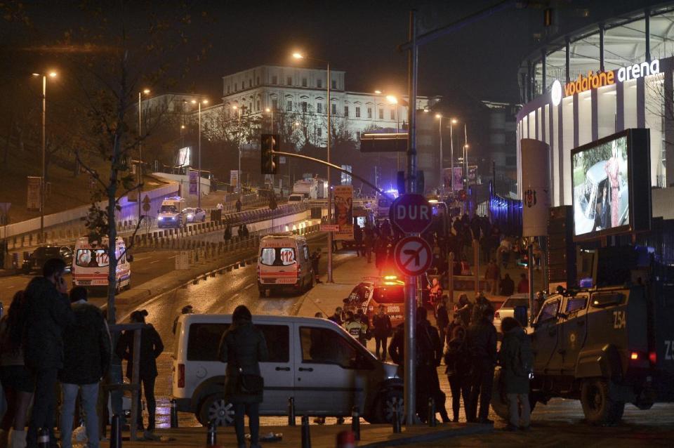 Explosion outside soccer stadium in Istanbul