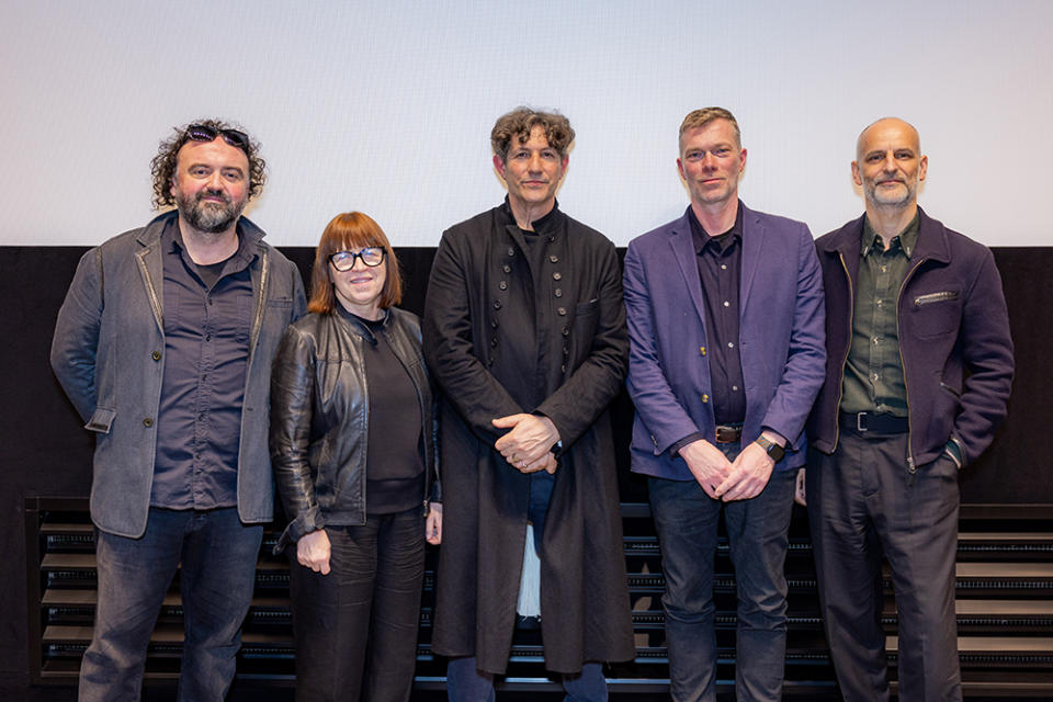 Co-Producer Bartek Rainski, Producer Ewa Puszczyńska, Writer/Director Jonathan Glazer, Production Designer Chris Oddy, Producer Jim Wilson <br>